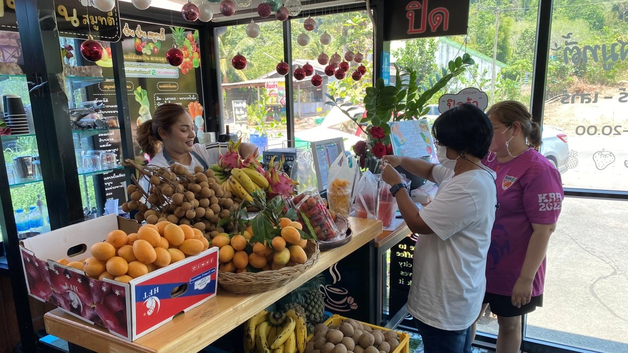 กระบี่ | สาวปิ้งไอเดียเปิดร้านน้ำปั่น เน้นใช้ผลไม้แท้ลูกค้าซื้อเพียบ วัuละ 100-200 แก้ว